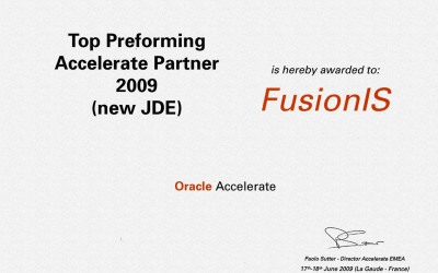 Top Performing Accelerate Partner 2009