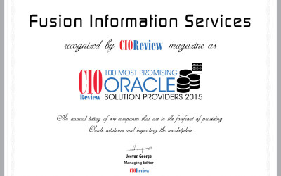 100 Most Promising Oracle Solution Providers 2015